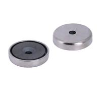 Y30BH Ferrite Pentola Magnete - 32mm Diametro X 7mm Spesso X 5mm Svasata - 6.9kg