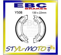 Ebc Plain Series Organic Y508 Front Brake Shoe Argento