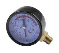 Y60 Manometri 0-1.6MPa 0-230PSI con filettatura G1/4, per Clear for dial Air Compressor Water Pressure Meter per sistemi pneumatici, HVAC, Industrial (C)
