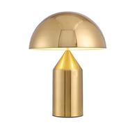 YA&NG Moderno, Metallo, Contemporanea Funghi Lampada da Tavolo Camera Comodino Desk Lamp Ferro Minimalista Desktop Luce Placcato Lamp Shades House Hotel Decor Lighting,d'oro,L