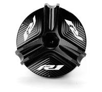 Ya Song Tappo Olio Motore CNC for Moto Coperchio Spina Compatibile con YZF R1 R3 R6 R7 YZFR1 YZFR3 YZFR6 YZFR6S YZFR7 2008-2023(R1 Black)