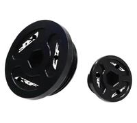 Ya Song Vite Diritta della Copertura del Carter Motore Compatibile con XR 250 400 600 XR250R XR650R CRF250R CRF450R CRF 150 230 Tappo Moto(CRF Black)