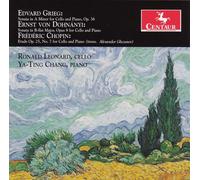 Ya-Ting Chang & Ronald Leonard Grieg - Dohnanyi - Chopin: Sonata and Etude (CD)