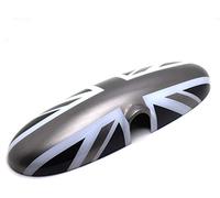 YaaGoo Copertura per specchietto retrovisore interno in PVC per Mini Cooper R50 R52 R53 2000-2003 (jack grigio)