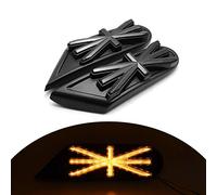 YaaGoo Indicatore Laterale a LED sequenziale Flowing 2Xlaterali dinamiche a LED Ambra 44 SMD con Non polarità Can Bus Error Free OE Presa per Fumè per Mini Cooper R55 R56 R57 R58 R59