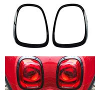 YaaGoo per Mini Cooper F55 F56 Anello di Trim Decorazione Faro (Nero, 2X per Faro posteriore)