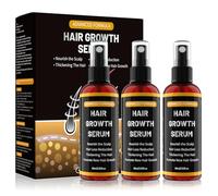 YaaHei Siero per la Crescita dei Capelli Uomo e Donna, Siero Anticaduta per Capelli più Forti e dall’Aspetto più Folto, con Biotina e Rosmarino, Trattamento per la Cura dei Capelli, 60 ml × 3