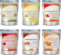 YAAJ - Pacchetto viso per Healt.hy e Glowing S.kin Combo Pack di Multani Mitti, legno di sandalo, buccia d'arancia, petali di rosa, Masoor Dal, polvere Amba Haldi (ogni 50 gm)