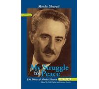 Yaakov Sharett My Struggle for Peace, Vol. 3 (1956) (Copertina rigida)