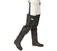 YAANCUN Stivali Coscia Pesca da Pioggia PVC Giro Ispessimento Waders Pantaloni Pescatore con Stivali Pantaloni da Laghetto