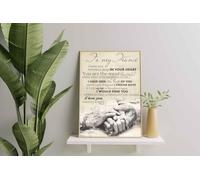 YAASIMOULE Decorazione murale, arredamento per la casa, decorazione della stanza. Al mio fidanzato voglio che tu creda nel profondo del tuo cuore che sei la più bella.