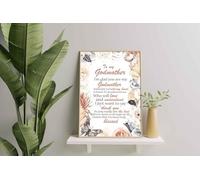 YAASIMOULE Decorazione murale, Arredamento per la casa, Decorazione della stanza Alla mia madrina, alla mia madrina, alla mia nonna, alla mia nonna Voglio solo dire grazie