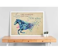 YAASIMOULE Decorazione murale, arredamento per la casa, decorazione della stanza Cavallo Vivi come se qualcuno avesse lasciato il cancello aperto