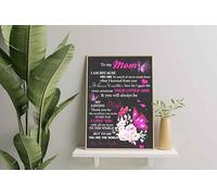 YAASIMOULE Decorazione murale, arredamento per la casa, decorazione della stanza farfalla Alla mamma, sei così tanto di me è fatto da ciò che ho imparato da te