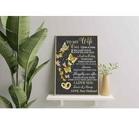 YAASIMOULE Decorazione murale, arredamento per la casa, decorazione della stanza Farfalla Per mia moglie sono diventato tuo e tu sei diventata mia