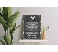 YAASIMOULE Decorazione murale, Arredamento per la casa, Decorazione della stanza Papà Non passa giorno senza che io pensi a te Papà