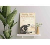 YAASIMOULE Decorazione murale, arredamento per la casa, decorazione della stanza per mio figlio, non sentirti mai solo, pompiere