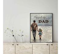 YAASIMOULE Decorazione murale, arredamento per la casa, decorazione della stanza Stepped Up Dad, uno che ha fatto la scelta di amare il figlio di un altro come se fosse il proprio