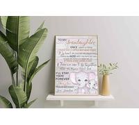 YAASIMOULE Decorazione murale, arredamento per la casa, decorazione per la stanza della nipote elefante, ideale per i nipoti appena nati dalla nonna