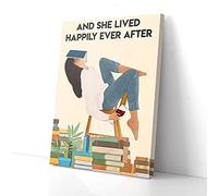 YAASIMOULE E vissero tutti felici e contenti, stampe su tela, libri e vino, arte murale