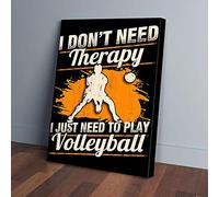 YAASIMOULE Ho solo bisogno di giocare a pallavolo. Stampe su tela d'amore.
