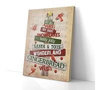YAASIMOULE HoHoHo Pace Gioia Speranza Natale Cardinale Tela Arte Murale