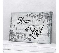 YAASIMOULE Home At Last Flower Stampe su tela Arte murale