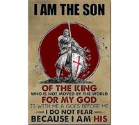 YAASIMOULE Io sono il figlio del re Poster Rami Arte murale Regalo per soldato Negozio di giochi Galleria di tele Avvolto Incorniciato Idea Stampe