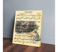 YAASIMOULE Madama Butterfly Spartiti di Giacomo Puccini Stampe su tela