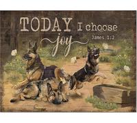 YAASIMOULE Oggi scelgo la tela personalizzata del pastore tedesco Joy