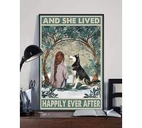 YAASIMOULE Poster All Husky Snow e lei visse per sempre felici contenti ritratto