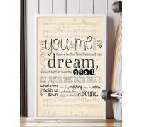 YAASIMOULE Poster Best Of What's Around Testi delle canzoni Ritratto Arte murale Decorazione per la casa