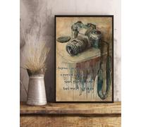 YAASIMOULE Poster da parete decorazioni per la casa: chiunque può scattare una foto. persona con passione vede foto prima che venga scattata.