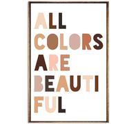 YAASIMOULE Poster Sono bellissimi amore afroamericano questo è nato melanina decorazione da parete