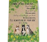 YAASIMOULE Sempre al tuo fianco Husky St Patrick Canvas