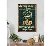 YAASIMOULE Skitongift Decorazione murale, Arredamento per la casa, Decorazione Stanza Gioco D&D Pensi di essere in una stanza ma ti sei sbagliato prima