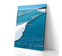YAASIMOULE Stampe su tela Life's A Wave - Catch It Surfing - Arte murale