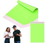 YAAVAAW 10pz buste postali 50 x 70 cm verdi Vinted per spedizione vestiti, buste postali in polietilene autosigillanti, buste grandi per pacchi spedizione imballaggio resistente consegna buste in