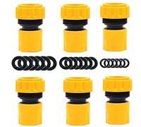 YAAVAAW Confezione da 6 connettori per tubo flessibile - Raccordo rapido per tubo flessibile da 19 mm 3/4" (viene fornito con 18 rondelle di ricambio per guarnizioni)