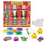 YAAVAAW Pacco da 6 Crackers per Natalizi,Luxury Christmas Crackers con Sorpresa,Xmas Crackers Regali di Natale per bambini e adulti, feste di Natale,Decorazioni per la Tavola di Natale (Style 2)