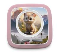 yabaduu Pellicola protettiva compatibile con Toniebox 2 pellicola su misura con motivo accessori, autoadesiva, design adesivo di design, protezione antigraffio per bambini giocattoli Y015 (48 gatti