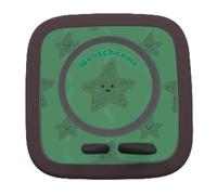 yabaduu Pellicola protettiva compatibile con Toniebox 2 pellicola su misura con motivo accessori, autoadesiva, protezione antigraffio per bambini giocattolo Y015 (34 stelle marine, con nome desiderato