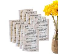 Yabauuop Coperta Di Preghiera | 10 Pezzi Forniture Per Feste Religiose Ispirazionali,Tessuto Con Poesia Pre-Stampata | Per Natale Camera Da Soggiorno Appartamento Compleanno Uffici