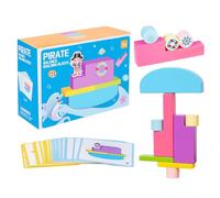 Yabauuop Giochi di Impilamento | Costruzione Torre Bilanciamento | Giocattolo Sensoriale Puzzle Educativo con per Bambini Ragazzi Adulti Famiglie Attività All'aperto