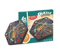 Yabauuop Gioco Puzzle Brainy Knots - Rompicapo Per Slegare Nodi Scacchiera,Giocattoli Didattici Interattivi Con Stringhe, Attività Indoor Stimolanti Per Ragazzi E Ragazze