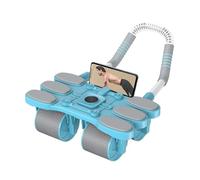 Yabauuop Ruota per Addominali | Allenamento a Ruote con Rimbalzo Automatico,Attrezzatura Fitness con Ginocchiera per Interno ed Esterno,Attrezzatura per Allenamento Donne Uomini