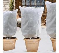 Yabauuop Teli di Protezione dal per Piante - Coperture Antiper Piante da Esterno con Cerniera Laterale - Coperta Riscaldata per Arbusti Riutilizzabile,Avvolgibile per Bonsai Ortaggi Agrumi Piccoli