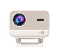 Yaber Proiettore portatile L2 Plus 4K per esterni con WiFi 6 e Bluetooth, messa a fuoco automatica senza cuciture, sistema Android integrato con angolo regolabile per iPhone/TV Stick/HDMI/USB/Laptop