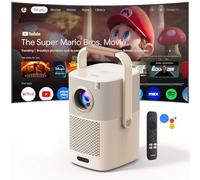 Yaber T2 Plus GTV Proiettore Smart, WiFi 6, Bluetooth, 1080P Nativo, Audio JBL, Google TV, Batteria Integrata
