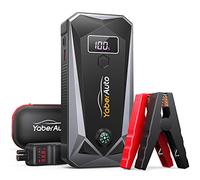 YaberAuto Avviatore Batteria Auto, 8000A 26800mAh Booster Avviamento per Tutto Benzina e 10L Diesel Motori, Avviatore Emergenza per Auto/Moto Portatile con Display LCD e Torcia LED